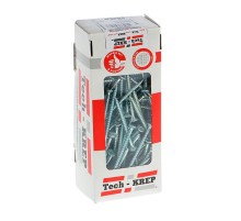 Саморезы универсальные 60х4,5 мм (150 шт) оцинкованные - коробка с окном ( 0,608 кг)  102194  Tech-KREP