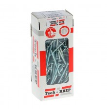 Саморезы универсальные 60х4,5 мм (150 шт) оцинкованные - коробка с окном ( 0,608 кг)  102194  Tech-KREP