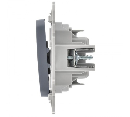 FLITE Выключатель 2-клавишный 10А ВС12-1-0-ФлМ маренго  FI-V20-0-10-1-K35  IEK