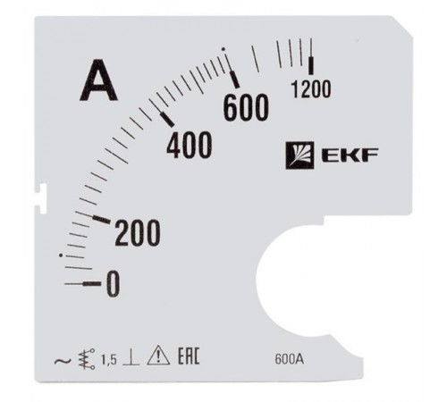 Шкала сменная для A961 600/5А-1,5 EKF PROxima  s-a961-600  EKF