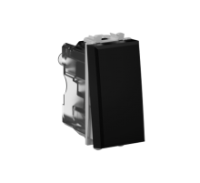 Инвертор (промежуточный переключатель) модульный, "Avanti", "Черный матовый", 1 модуль  4412121  DKC