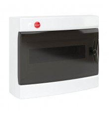 Щиток настенный с дверцей 12 мод.,IP41, белый, с клеммным блоком 63А  RB12W4TWD  DKC