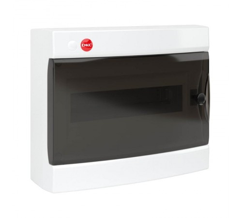 Щиток настенный с дверцей 12 мод.,IP41, белый, с клеммным блоком 63А  RB12W4TWD  DKC