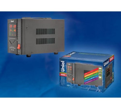 RS-1/1000 Стабилизатор "Standard" релейный однофазный, 1,0 кВА.  03108  Uniel