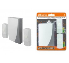 Звонок ЗББ-12/1-2М (беспр., бат., 2 кнопки)   SQ1901-0006  TDM