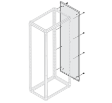 Панель боковая IP30/40 H=1800мм D=500мм1STQ007610A0000  ABB