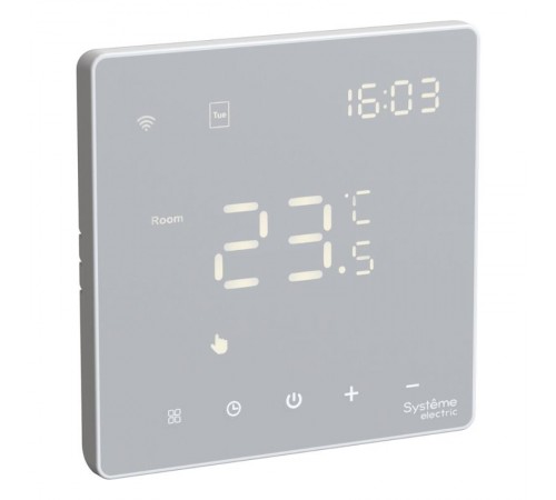 ArtGallery Белый Термостат программируемый с Wi-Fi для электрического теплого пола, 16 А, моноблочный GAL000138  SE
