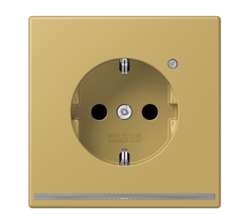 SCHUKO-розетка с LED подсветкой ME1520-OCLNW Jung