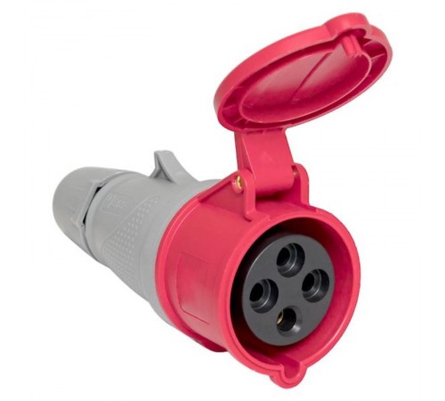 Розетка переносная 224 3P+PE 32А 380В IP44 EKF PROXIMA  ps-224-32-380-PRO  EKF