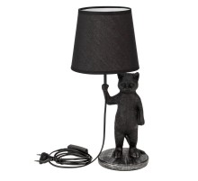 Светильник декоративный настольный МОБИ "Кот с зонтом", с цоколем Е14, 40Вт, цвет черный  603-1018  REXANT