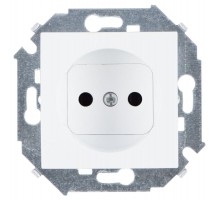Simon 15 Белый Розетка б/з, 16А 250В, винт. зажим  1591431-030  Simon