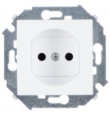 Simon 15 Белый Розетка б/з, 16А 250В, винт. зажим  1591431-030  Simon
