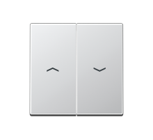 Двойная клавиша с символами "стрелки" для балансирных механизмов выключателей (кнопок), в комплекте с AS90-5HP (крепежный элемент), возможно IP44; дюр