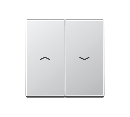 Двойная клавиша с символами "стрелки" для балансирных механизмов выключателей (кнопок), в комплекте с AS90-5HP (крепежный элемент), возможно IP44; дюр