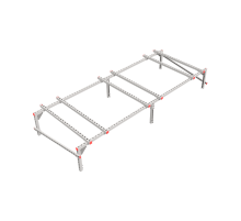 Опорная конструкция для установки оборудования TECHNORAPTOR 3000х1200 тип 2  KM-TR-SSEI-3000-1200-2  КМ - профиль