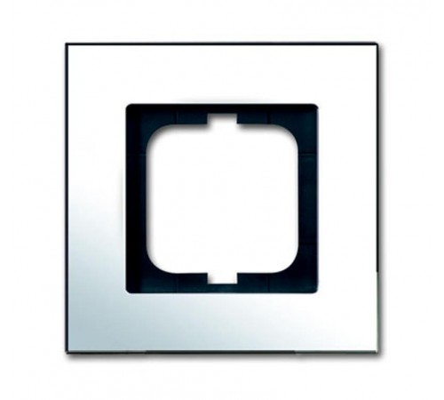 Рамка 1-постовая, серия carat, глянцевый хром  1754-0-4360   2CKA001754A4360  ABB