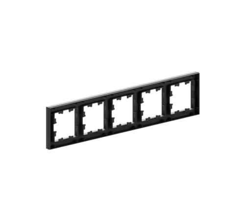 5 - местная рамка, чёрная, пластик Эпика EKF  UP1-FPB-05  EKF