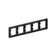 5 - местная рамка, чёрная, пластик Эпика EKF  UP1-FPB-05  EKF