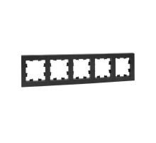 5 - местная рамка, чёрная, пластик Эпика EKF  UP1-FPB-05  EKF