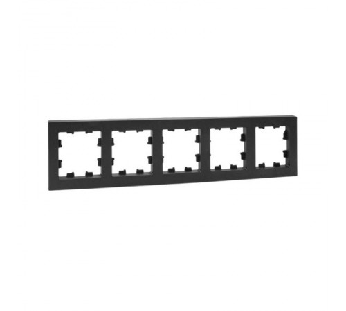 5 - местная рамка, чёрная, пластик Эпика EKF  UP1-FPB-05  EKF