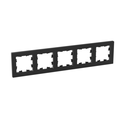 5 - местная рамка, чёрная, пластик Эпика EKF  UP1-FPB-05  EKF