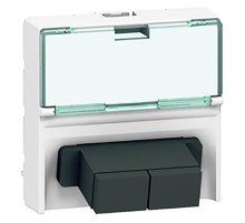 Розетка Mosaic волоконооптическая 2 SC  078617  Legrand