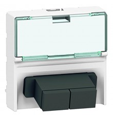 Розетка Mosaic волоконооптическая 2 SC  078617  Legrand