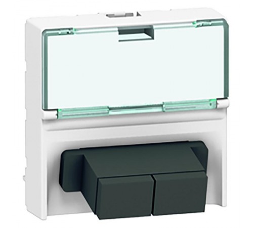 Розетка Mosaic волоконооптическая 2 LC  078618  Legrand