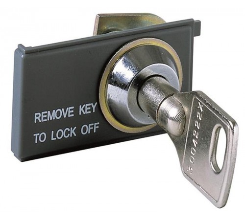 Блокировка выключателя в разомкнутом состоянии KEY LOCK E1/6 new - одинаковые ключи N.20005  1SDA058270R1  ABB