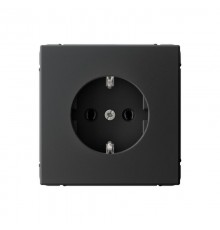 ArtGallery Карбон Розетка с заземлением, 16А, механизм, быстрозажим. клем.,   GAL001043S  SE