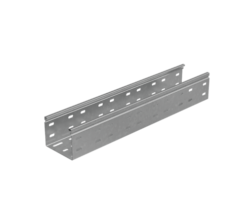 Лоток перф. 80х100х0,8 L2000 мм "Стандарт ПЛЮС" INOX304  LPEplus80-100-0.8-2000 INOX304  КМ-Профиль