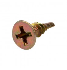 Саморез оконный сверло, 3.9х13, желтый цинк, упаковка поставщика ( 25 000 шт. )  1505-3913-1  KRANZ