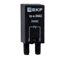 Модуль защитный c варистором 24В AC для промежуточных реле RP AVERES  rp-u-24AC  EKF