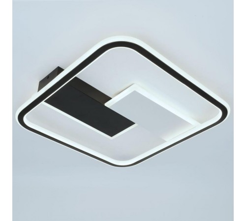 Светильник потолочный светодиодный  Модерн Henri CLL-1-104-RC BK с ДУ 104W 3000-6500К черный  Б0069747  ЭРА