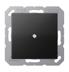 Кабельный вывод с разгрузкой натяжения; термопласт; черный матовый  A590BFASWM  Jung