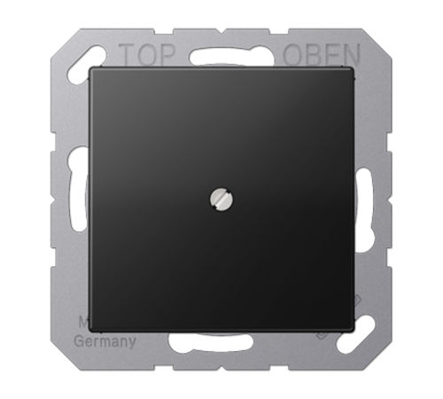 Кабельный вывод с разгрузкой натяжения; термопласт; черный матовый  A590BFASWM  Jung