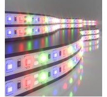 Светодиодная лента 60Led 14,4W IP20 мульти 5050 12V RGB 5 м в упак  a034874  Elektrostandard