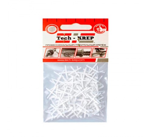 Крестик для плитки 1,5 мм (100 шт) - пакет  103638  Tech-KREP