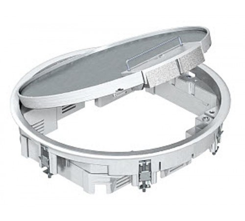 Лючок GESRA7U (универсальный) 10xModul45 (серебристый) (GESRA7 10U)  7405544  OBO Bettermann