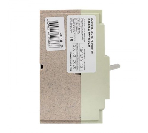 Выключатель нагрузки ВН-99 125/100А 3P EKF PROxima  sl99-125-100  EKF