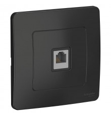 Blanca Антрацит С/У Розетка телефонная RJ11  BLNIS011006  SE