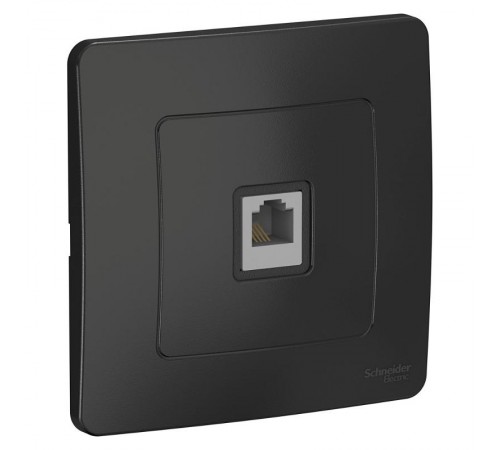 Blanca Антрацит С/У Розетка телефонная RJ11  BLNIS011006  SE