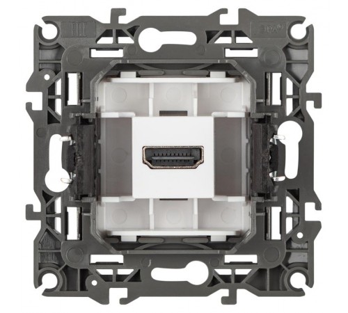 Розетка ЭРА Серия 12 12-3114-16 HDMI, титан   Б0065714  ЭРА