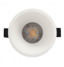 Светильник светодиодный встраиваемый DK3026-WH , IP20, 10Вт, GU5.3, LED, белый, пластик  DK3026-WH  DENKIRS