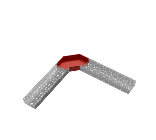 Угол горизонтальный 90град 100х200 "ПЛЮС"  GLplus90*100*200  КМ-профиль