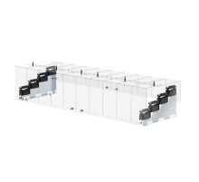 Комплект зашитного кожуха ступенчатой шинной системы 3P  R5BBLPH3P  DKC