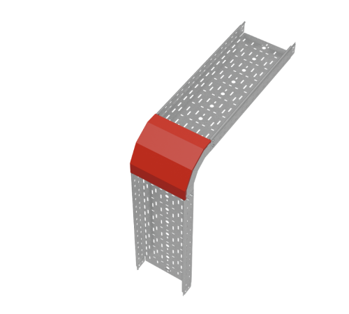 Крышка внеш. верт. угла 90 гр. 300 мм "ПЛЮС" HD  KVLplus90-300 HD   КМ-профиль