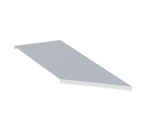 Крышка для переходника по ширине левостороннего лестничного усиленная 100х800х700 мм (2 мм)  kwlltp100x800x700-2  EKF