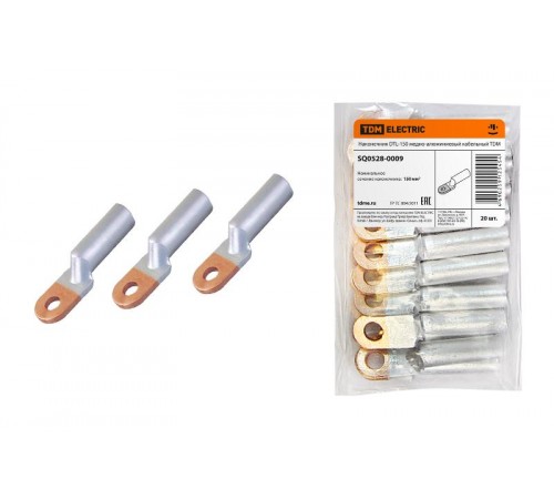 Наконечник DTL-150 медно-алюминиевый кабельный   SQ0528-0009  TDM