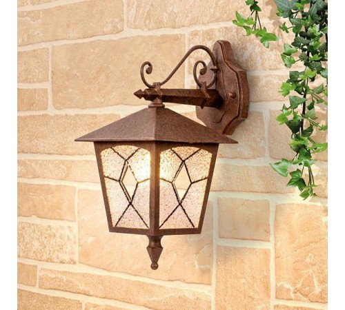 Светильник садово-парковый Lyra D брауни (GL 1012D) настенный  a043123  Elektrostandard